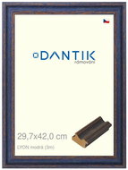 DANTIK frame 29,7 × 42, LYON blue plexi clear - Photo Frame