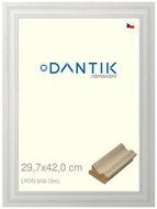 DANTIK frame 29,7 × 42, LYON White plexi clear - Photo Frame