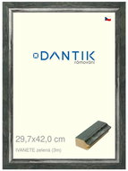 DANTIK frame 29,7 × 42, IVANETE green plexi clear - Photo Frame