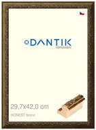 DANTIK frame 29,7 × 42, HONEST small high bronze plexi clear - Photo Frame