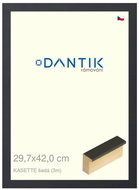 DANTIK frame 29,7 × 42, KASSETTE grey 2758 plexi clear - Photo Frame