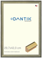 DANTIK frame 29,7 × 42, INCLINATA colouri beige plexi clear - Photo Frame