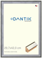 DANTIK frame 29,7 × 42, INCLINATA colouri White plexi clear - Photo Frame