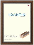 DANTIK frame 29,7 × 42, TAIGA brown plexi clear - Photo Frame