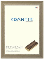 DANTIK frame 29,7 × 42, LYON silver plexi clear - Photo Frame