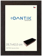DANTIK frame 29,7 × 42, RETRO black plexi clear - Photo Frame