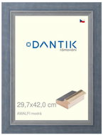 DANTIK frame 29,7 × 42, AMALFI blue plexi clear - Photo Frame