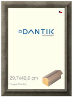 DANTIK frame 29,7 × 42, Forgia Piombo plexi clear - Photo Frame