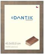 DANTIK frame 40 × 50, ANDRÉ big bronze plexi clear - Photo Frame