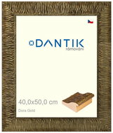 DANTIK frame 40 × 50, Dora Gold plexi clear - Photo Frame