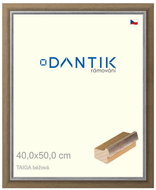 DANTIK frame 40 × 50, TAIGA beige plexi clear - Photo Frame