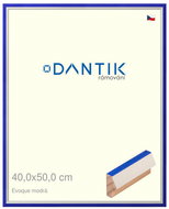 DANTIK frame 40 × 50, EVOQUE blue plexi clear - Photo Frame