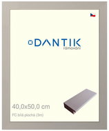 DANTIK frame 40 × 50, FC White flat plexi clear - Photo Frame