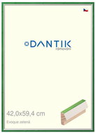 DANTIK frame 42 × 59,4, EVOQUE green plexi clear - Photo Frame
