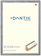DANTIK frame 42 × 59,4, INCLINATA colouri White plexi clear - Photo Frame