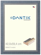 DANTIK frame 42 × 59,4, AMALFI blue plexi clear - Photo Frame