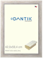 DANTIK frame 42 × 59,4, PAINT white large plexi clear - Photo Frame