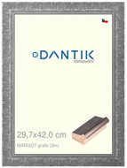 DANTIK frame 29,7 × 42, MARGOT graphite plexi clear - Photo Frame