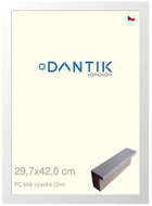 DANTIK frame 29,7 × 42, FC White high plexi clear - Photo Frame