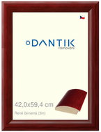 DANTIK frame 42 × 59,4, Rene red plexi clear - Photo Frame