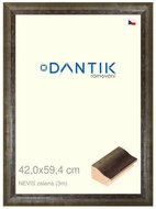 DANTIK frame 42 × 59,4, NEVIS green plexi clear - Photo Frame