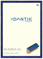 DANTIK frame 42 × 59,4, INCLINATA colouri blue plexi clear - Photo Frame