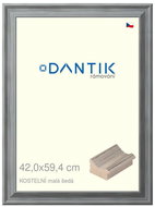 DANTIK frame 42 × 59,4, CHURCH small grey plexi clear - Photo Frame