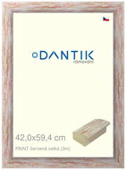 DANTIK frame 42 × 59,4, PAINT red large plexi clear - Photo Frame
