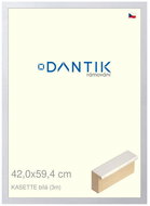 DANTIK frame 42 × 59,4, KASSETTE white plexi clear - Photo Frame