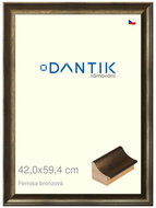 DANTIK frame 42 × 59,4, Ferrosa bronze plexi clear - Photo Frame