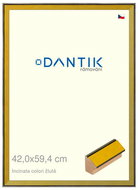DANTIK frame 42 × 59,4, INCLINATA colouri yellow plexi clear - Photo Frame