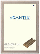 DANTIK frame 42 × 59,4, LYON grey plexi clear - Photo Frame