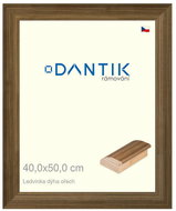 DANTIK frame 40 × 50, LEDVINKA veneer walnut glass clear - Photo Frame