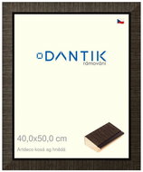 DANTIK frame 40 × 50, Artdeco scythe brown glass clear - Photo Frame