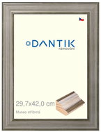 DANTIK frame 29,7 × 42, Museo silver plexi clear - Photo Frame