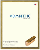 DANTIK frame 40 × 50, Metalli oidati gold glass clear - Photo Frame