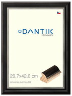 DANTIK frame 29,7 × 42, ANIVERSA black AG plexi clear - Photo Frame