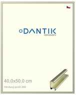 DANTIK frame 40 × 50, ALU profile 7269 Grey Pyrite cut glass clear - Photo Frame