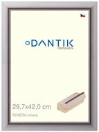 DANTIK frame 29,7 × 42, RIVIERA burgundy plexi clear - Photo Frame
