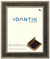 DANTIK frame 40 × 50, TOOTH gold black glass clear - Photo Frame