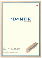 DANTIK frame 29,7 × 42, CARINA blue plexi clear - Photo Frame