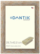 DANTIK frame 29,7 × 42, PAINT yellow large plexi clear - Photo Frame