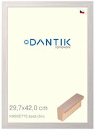 DANTIK frame 29,7 × 42, KASSETTE grey 3055 plexi clear - Photo Frame