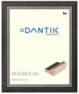 DANTIK frame 40 × 50, AMALFI black glass clear - Photo Frame