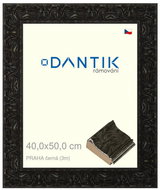 DANTIK frame 40 × 50, PRAHA black glass clear - Photo Frame