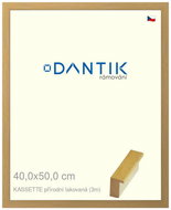 DANTIK frame 40 × 50, KASSETTE natural lacquered glass clear - Photo Frame