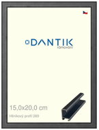 DANTIK frame 15 × 20, ALU profile 7269 Grey Oplal cut glass clear - Photo Frame