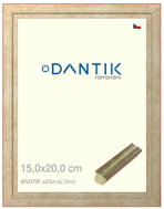 DANTIK frame 15 × 20, ANDRE silver glass clear - Photo Frame