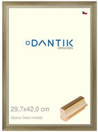 DANTIK frame 29,7 × 42, OPERA Colori brown plexi clear - Photo Frame