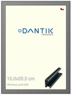 DANTIK frame 15 × 20, ALU profile 7269 Platinum matt glass clear - Photo Frame